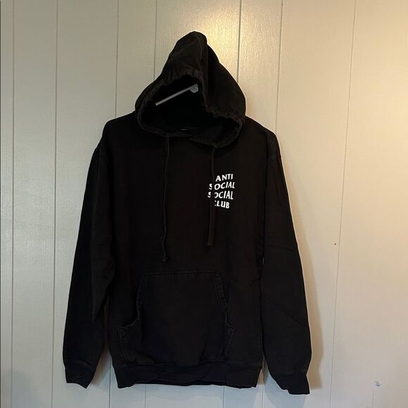 Antisocial Club Black Hoodie Size Medium - Picture 1 of 2